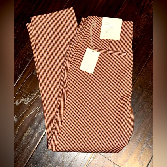 🤎 NWT! A New Day Plaid Skinny Pull On Pant - Picture 1 of 6